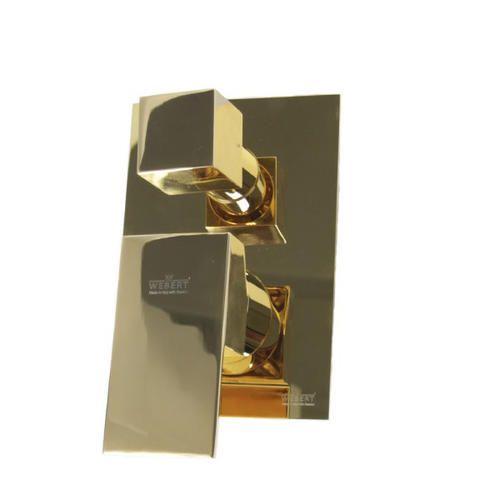 Смеситель для душа Webert Pegaso однорычажный, скрытого монтажа, керамический, настенный, без излива/шланга/лейки, латунь золото