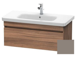 Тумба/шкафчик для консоли/столешницы Duravit DuraStyle под раковину 80х47,8х51,2 см, подвесная, ДСП, цвет: орех/базальт, 1 выдвижной ящик, прямоугольная