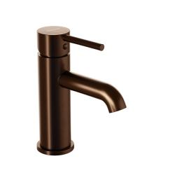 Смеситель для раковины/умывальника Damixa Scandinavian Pure, однорычажный, неповоротный, керамический, длина излива 115 мм, латунь, цвет розовое золото