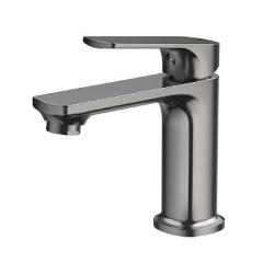 Смеситель для раковины/умывальника Splenka S30.10 однорычажный, неповоротный, фиксированный излив, длина 120 мм, высота 91 мм, латунь, цвет графит