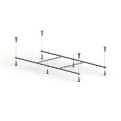 Каркас для ванны AM.PM Gem 150х70 см (шпильки), стальной, цвет серый, четыре опоры, прямоугольный, универсальный для ванны