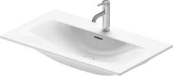 Раковина DURAVIT Viu WonderGliss 83х49х18,5 см, подвесная, прямоугольная, санфарфор, цвет белый, с 1 отверстием под смеситель, антигрязевое покрытие, слив/перелив