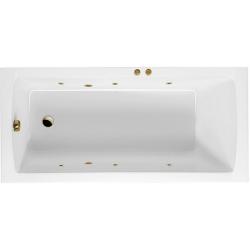 Ванна Excellent Aquaria SOFT, 170х75 см, акриловая, цвет- белый/бронза, (с гидромассажем), с каркасом, прямоугольная, правосторонняя/левосторонняя, правая/левая, универсальная, приставная/встраиваемая