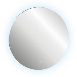 Зеркало Abber Mond 100х100 см, с LED/ЛЕД-подсветкой, круглое, сенсорный выключатель, диммер, для ванны, навесное/подвесное/настенное