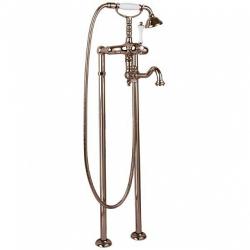 Смеситель для ванны/душа Cezares Margot, напольный, однорычажный, поворотный, длина 295 мм, керамический, латунь, цвет бронза