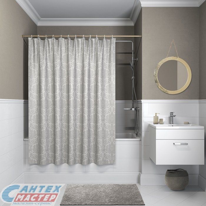 Шторка Iddis для ванной комнаты Decor 180х180 D01P118i11