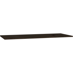 Столешница Vitra Origin 120, для раковины, 1205х480х10 см, стекло, с отверстием, правая/правосторонняя, прямоугольная, цвет темный вяз, для накладной раковины/умывальника/рукомойника