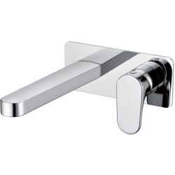 Смеситель для раковины/умывальника Boheme Spectre, встраиваемый, однорычажный, неповоротный, керамический, длина излива 210 мм, латунь, цвет хром