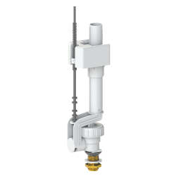 Впускной клапан KK-POL ZND нижний подвод воды 3/8"нр. штуцер латунь, для пластиковых и керамических бачков, заливной механизм