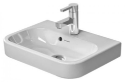 Раковина DURAVIT Happy D.2, 50х36х14 см, мебельная, прямоугольная, санфарфор, цвет белый, 1 отверстие под смеситель, слив/перелив