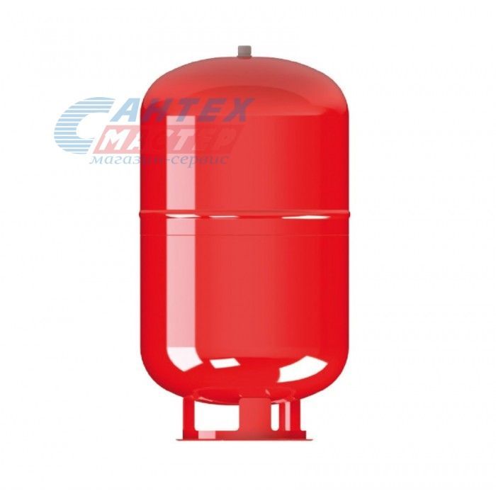 Бак расширительный 100 л (красный) CIMM ERE CE на ножках, на пол, горизонтальный, мембранный, накопительный, напольный, для воды, антифриза, системы водяного отопления закрытого типа, холодного, горячего водоснабжения, ХВС, ГВС