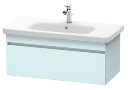 Тумба под раковину для консоли/столешницы Duravit DuraStyle 80х55х50 см, подвесная, ДСП, цвет: светло-голубой, 1 выдвижной ящик, прямоугольная