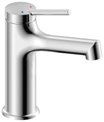 Смеситель для умывальника Lemark Minima однорычажный, монолитный, керамический, с низким изливом, высота излива 11,3 см, латунь, покрытие хром, цвет хром