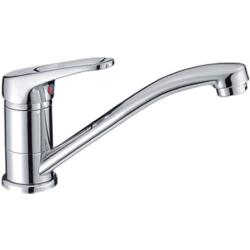 Смеситель для кухни/мойки LEDEME L4513 однорычажный, поворотный, латунь, длина излива 150 мм, цвет хром