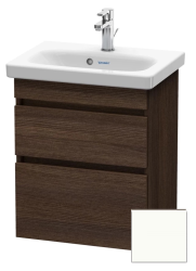 Тумба/шкафчик для консоли/столешницы Duravit DuraStyle под раковину 40х47,8х51,2 см, подвесная, ДСП, цвет: каштан темный/белый матовый, 2 выдвижных ящика, прямоугольная