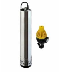 Насос погружной Espa ACUARIA07 6M N PRESSDRIVE R, 3.6 м³/ч, напор - 43.9 м, 1.1 кВт (220 В) с нижним забором (скважинный, колодезный) , с поплавком, электрический, нержавеющая сталь, для скважины, бытовой, для чистой воды