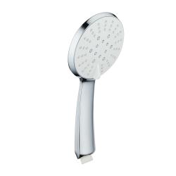 Лейка душевая Wesnaart LD045 , цвет хром, ручная, округлая, 5 режимов (Rain, Stream, Rain&Stream, Mist, Rain&Mist), соединение 1/2, диаметр 110 мм, ABS-пластик, легкая очистка форсунок Fast Clean