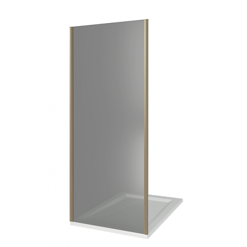 Душевое ограждение BAS Good Door Jazze SP-100-B-BR 1000х1850 прозрачное стекло тонированное