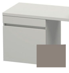 Тумба/шкафчик для консоли/столешницы Duravit DuraStyle под раковину 50х54,8х51,2 см, подвесная, ДСП, цвет: бетонно-серый/базальт, 1 выдвижной ящик, прямоугольная