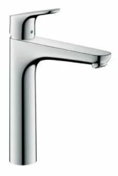 Смеситель для раковины Hansgrohe Focus 190 однорычажный, фиксированный, длина излива 15,9 см, керамический, латунь, цвет хром, без донного клапана
