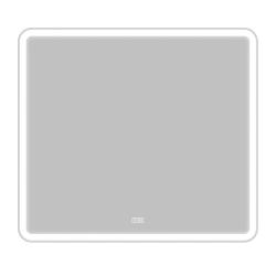 Зеркало BelBagno 90х80 см, с LED/ЛЕД-подсветкой, прямоугольное, с подогревом, выключатель сенсорный, для ванны, навесное/подвесное/настенное