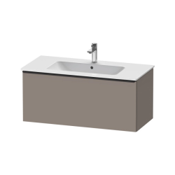 Тумба под раковину Duravit D-Neo,118,4х44,2х44 см, подвесная, 1 выдвижной ящик, ДСП, цвет: базальт, шкафчик навесной, прямоугольная, правая/левая, в ванную комнату