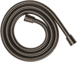Шланг для душа Axor 160 см, 1/2” и 1/2”  для душа/лейки/ванны, в металлической оплетке, без лейки, внутренняя резьба, металлический, цвет шлифованный черный хром, душевой, для душа/ванной Шланг для душа Axor 160 см, 1/2” и 1/2”  для душа/лейки/ванны, в металлической оплетке, без лейки, внутренняя резьба, металлический, цвет шлифованный черный хром, душевой, для душа/ванной