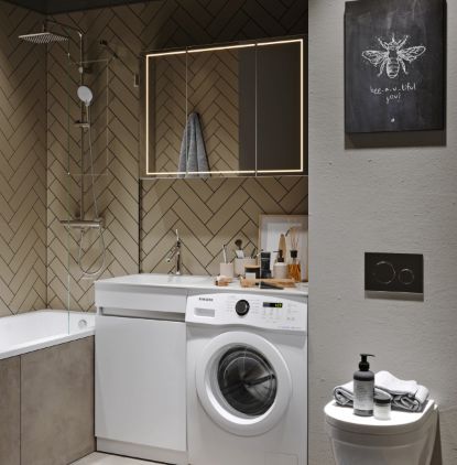 Зеркальный шкаф Aqwella Simplex 120, 1200х700х155 мм, с LED/ЛЕД-подсветкой, подвесной, цвет белый, зеркало, 3 распашные дверцы, прямоугольный, правый/левый, правосторонний/левосторонний, универсальный