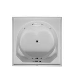 Ванна Duravit Blue Moon 140х140 см гидромассажная, встраиваемая/пристенная, акриловая, цвет: белый, с ножками/сливом-переливом, без фронтальной панели, квадратная, с системой гидромассажа Jet-System