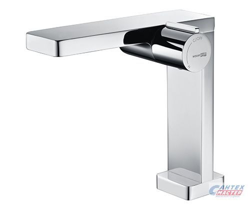 Смеситель для раковины Wasserkraft Alme однорычажный, излив длинный, длина 197 мм, керамический, латунь, цвет хром, без донного клапана