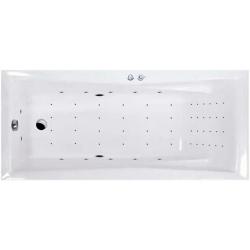 Ванна Excellent Palace NANO, 180х80 см, акриловая, цвет- белый/хром, (с гидромассажем), с каркасом, прямоугольная, правосторонняя/левосторонняя, правая/левая, универсальная, приставная/встраиваемая