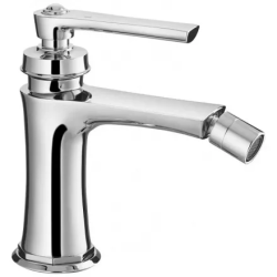 Смеситель для биде Cezares Liberty, однорычажный, низкий, длина излива 130 мм, неповоротный, керамический, латунь, цвет хром, без донного клапана