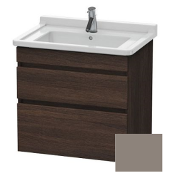 Тумба/шкафчик для консоли/столешницы Duravit DuraStyle под раковину 50х47,8х51,2 см, подвесная, ДСП, цвет: каштан темный/базальт, 2 выдвижных ящика, прямоугольная