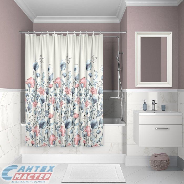 Шторка Iddis для ванной комнаты Decor 200х180 D11P218i11