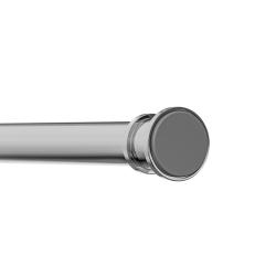 Карниз IDDIS Elegante для ванной комнаты 110-200 см, регулируется, цвет хром глянцевый, алюминий, телескопический RSC0120i14