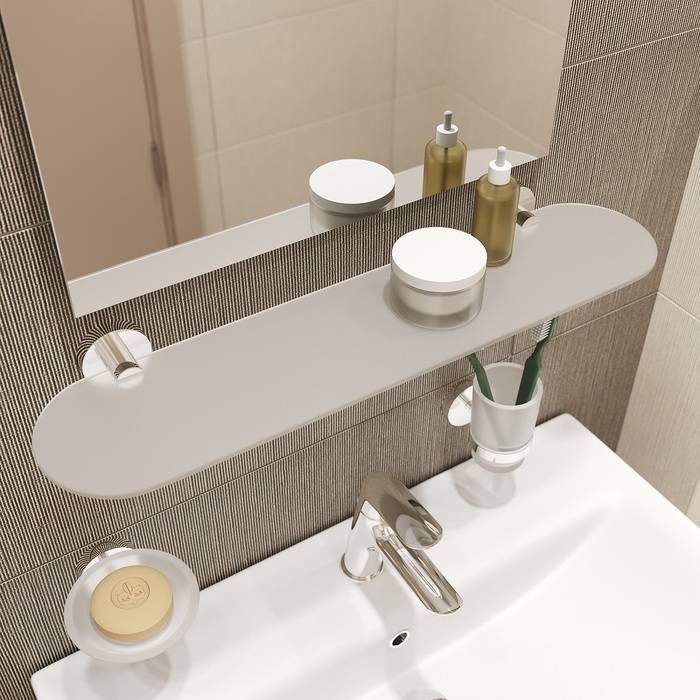 Полка Iddis Sena хром 52 см SENSSG0i44