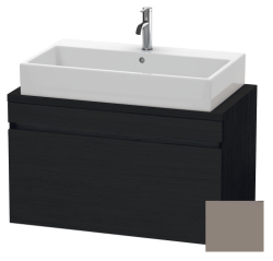 Тумба под раковину для консоли/столешницы Duravit DuraStyle 90х54,8х51,2 см, подвесная, ДСП, цвет: дуб черный/базальт, 1 выдвижной ящик, прямоугольная