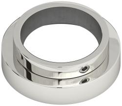 Отражатель Сунержа TUBE 1", диаметр 33.7 мм, нержавеющая сталь, для полотенцесушителей, глубокий, с прямыми гранями