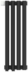 Радиатор отопления Сунержа Эстет-1 EU50 левый 500х180 4 секции, цвет тёмный титан муар, нижнее левое подключение, нержавеющая сталь, трубчатый