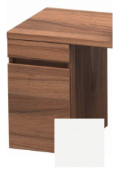 Тумба/шкафчик для консоли/столешницы Duravit DuraStyle под раковину 30х47,8х51,2 см, подвесная, ДСП, цвет: орех/белый матовый, 1 выдвижной ящик, прямоугольная