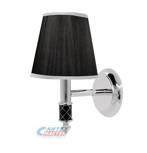 Светильник Boheme Murano 763 для ванной настенный хром/черный