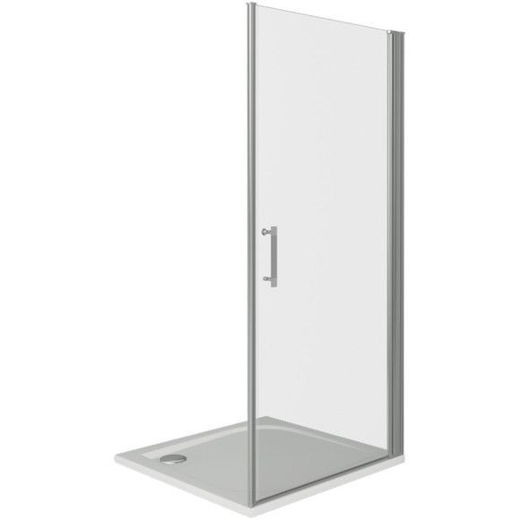Душевое ограждение BAS Good Door Mokka DR-100-C-WE  1000х1850 прозрачное стекло