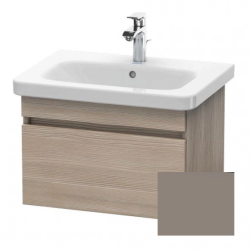 Тумба/шкафчик для консоли/столешницы Duravit DuraStyle под раковину 40х54,8х51,2 см, подвесная, ДСП, цвет: сосна серебристая/базальт, 1 выдвижной ящик, прямоугольная