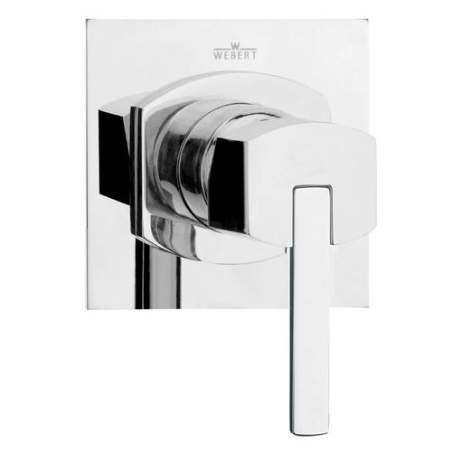 Смеситель для душа Webert Azeta New однорычажный, скрытого монтажа, керамический, настенный, без излива/шланга/лейки, латунь хром