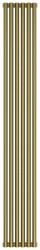 Радиатор отопления Сунержа Эстет-00 1800х270 6 секций, цвет состаренная бронза, универсальное подключение, нержавеющая сталь, трубчатый