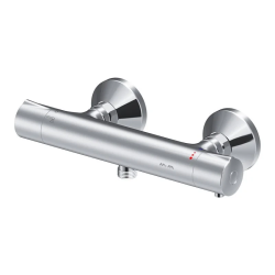 Смеситель для душа Am.Pm Like термостатический, хромированный, настенный, без излива/шланга/лейки, латунь хром, с термостатом