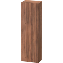 Пенал Duravit DuraStyle, 40x24x140 см, подвесной, (правый), с дверцей, с полкой, со стеклянными полками, цвет: орех матовый, в ванную комнату