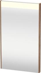Зеркало Duravit Brioso, 42х70х3,5 см с LED/ЛЕД-подсветкой, прямоугольное, подвесное/настенное, цвет рамы: сосна терра, настенный выключатель, для ванной