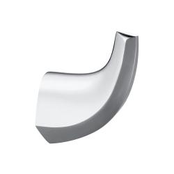 Крючок одинарный ABBER Nord настенный, нержавеющая сталь, подвесной, для полотенец в ванную/туалет/душевую кабину, цвет хром, на стену