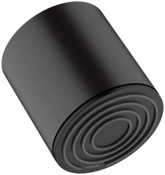 Верхний душ Hansgrohe Pulsify 105 1jet, настенный монтаж, круглый, с 1 режимом: PowderRain, размер диска 10,5 см, пластик, цвет матовый черный